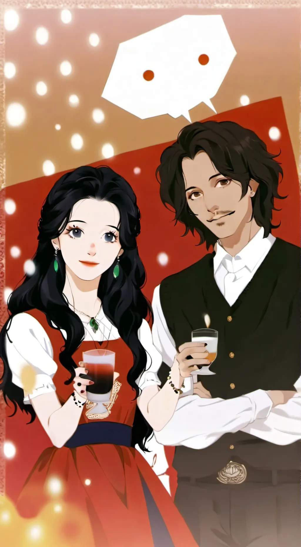 ai character: Andromeda x Sirius background