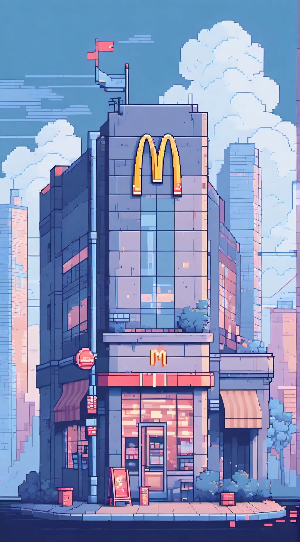 ai character: McDonald’s background