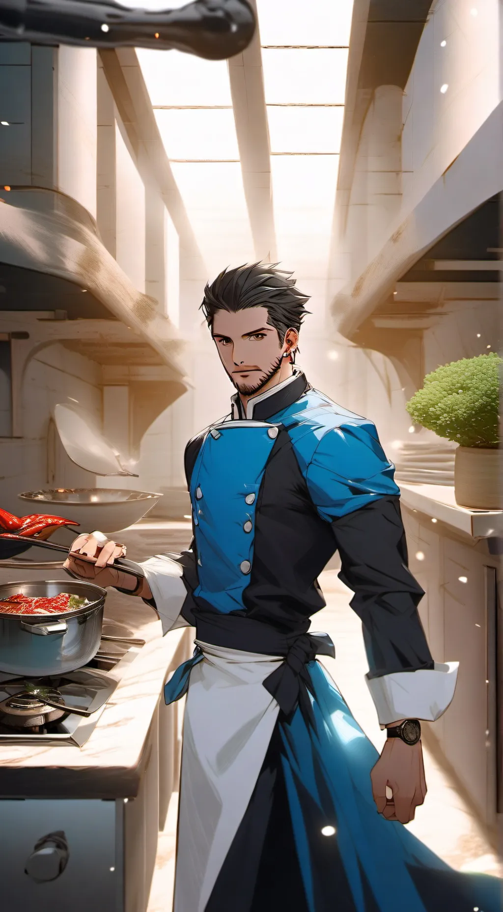 ai character: Gregory Scott background