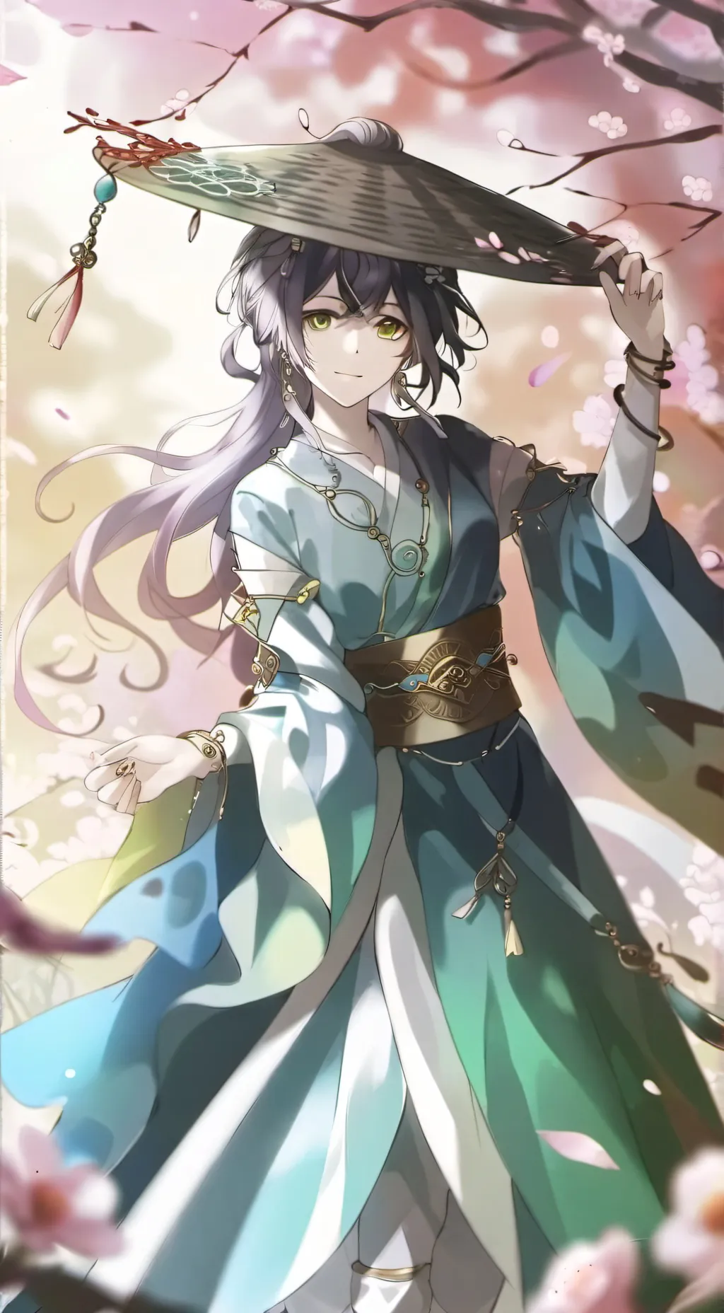 ai character: kny background