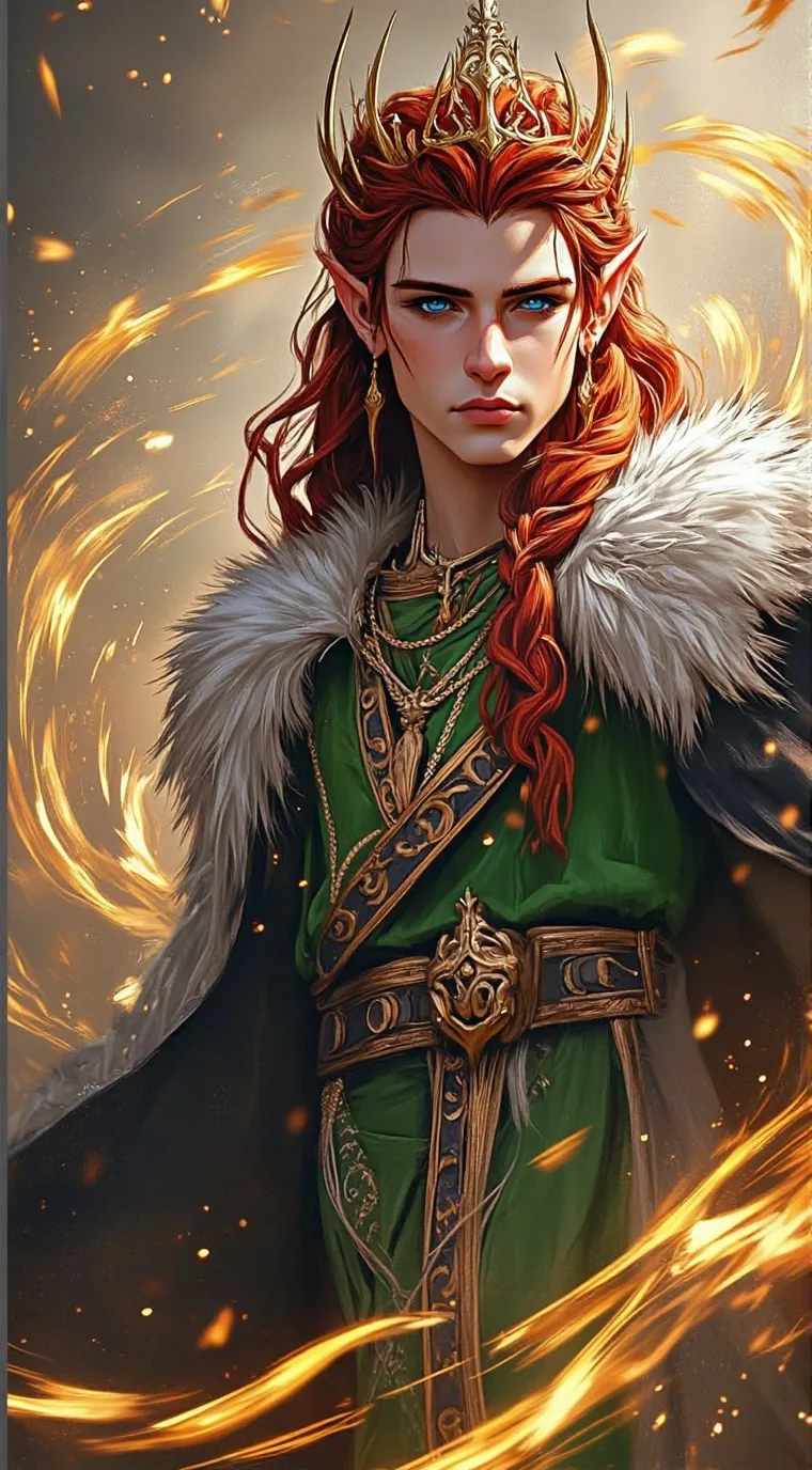 ai character: king luka background