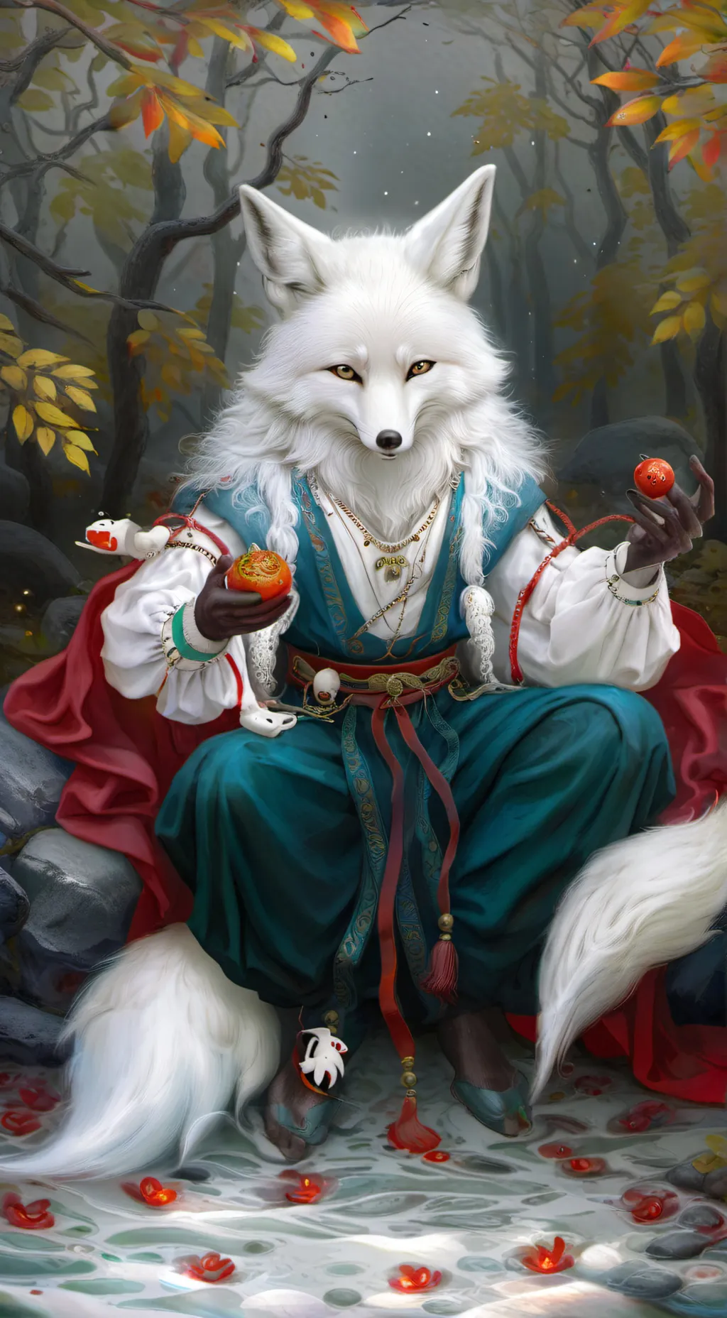 ai character: Fox background