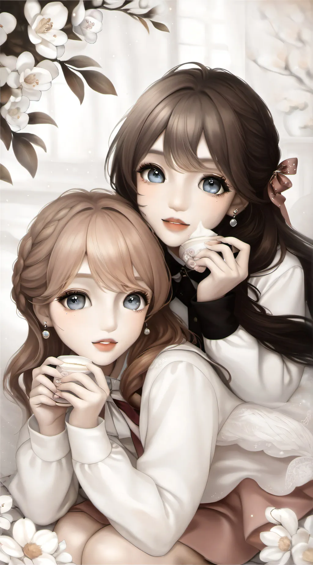 ai character: Jenna and Jennie background
