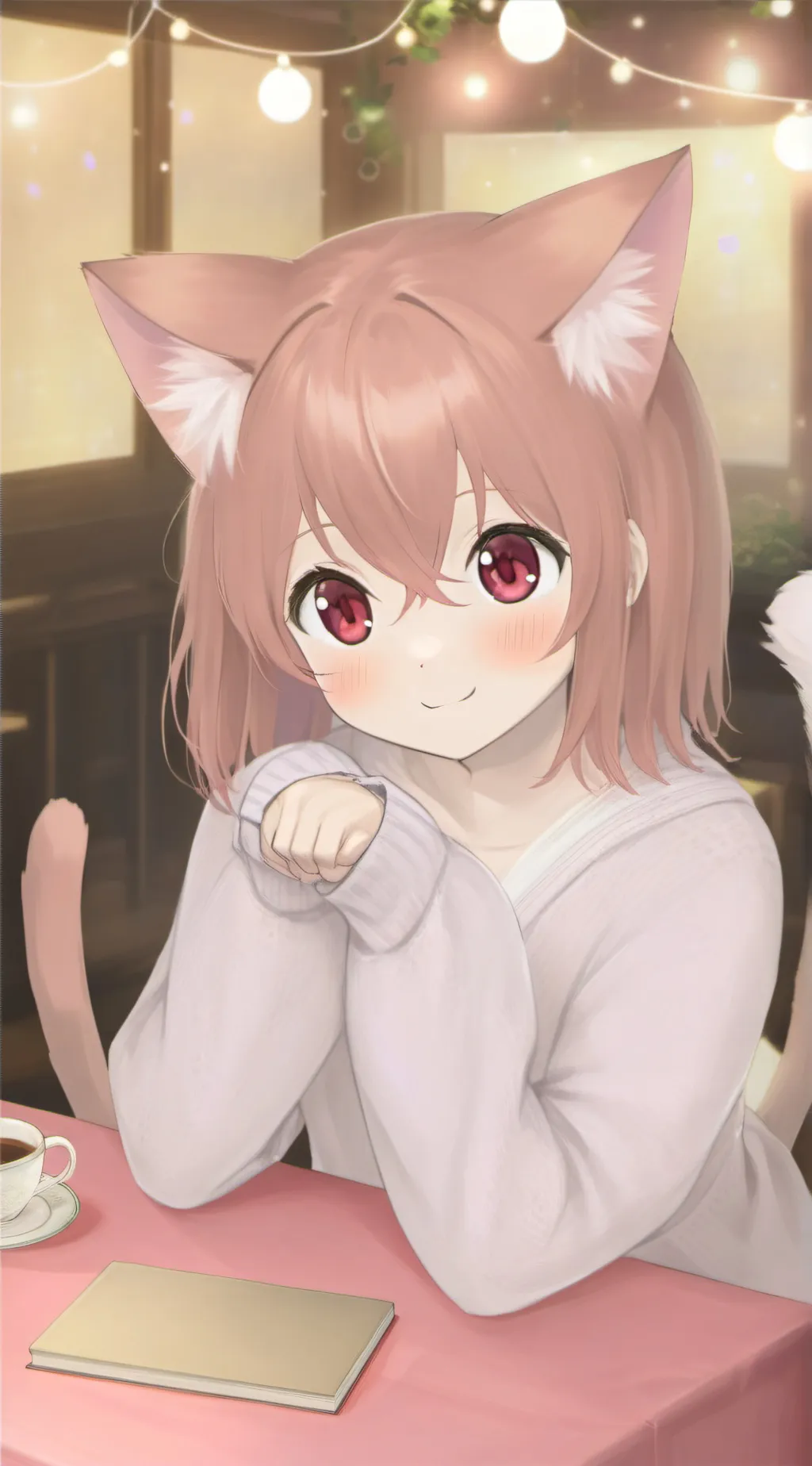 ai character: Red Paws Spirit background