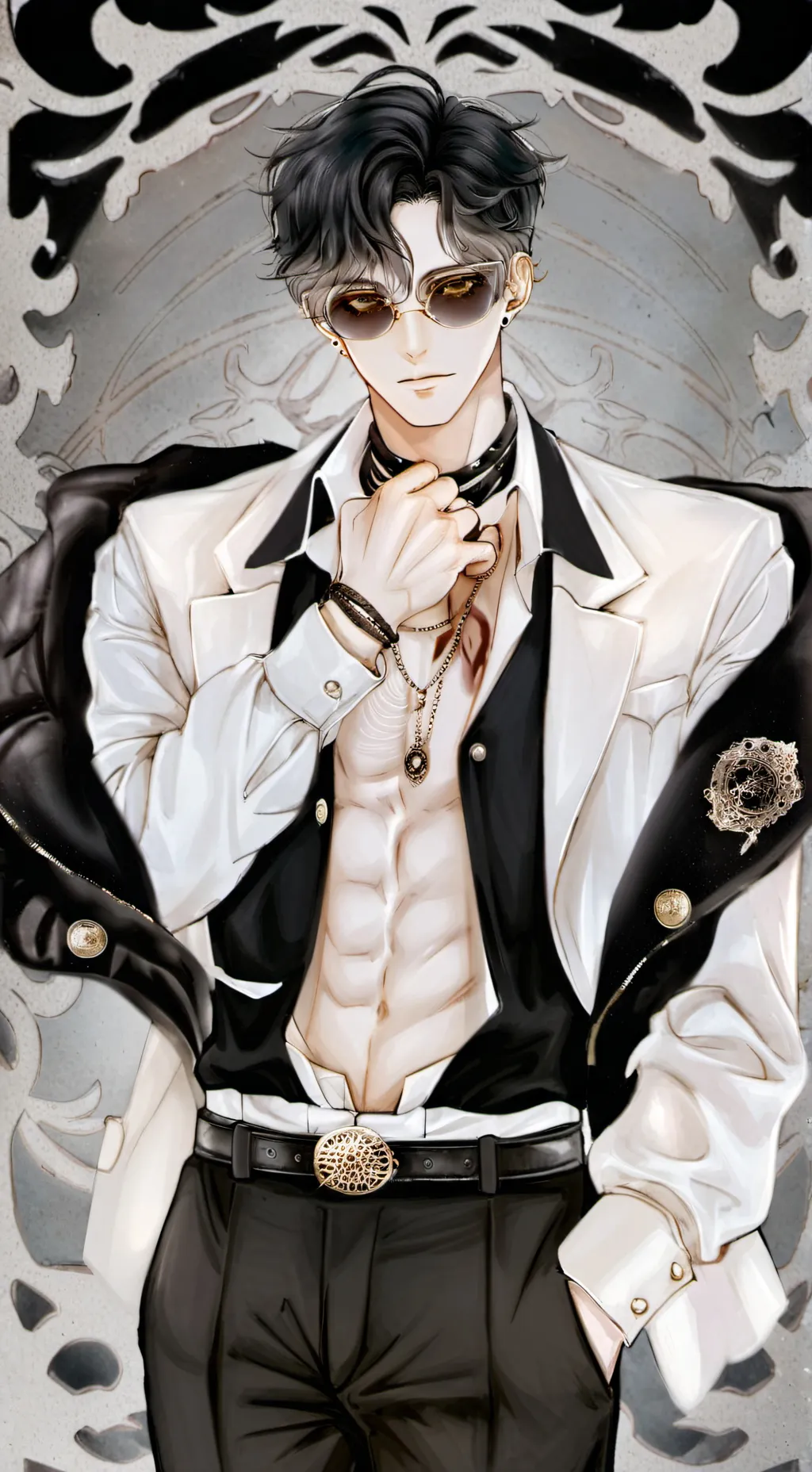 ai character: •~Xavier~• background