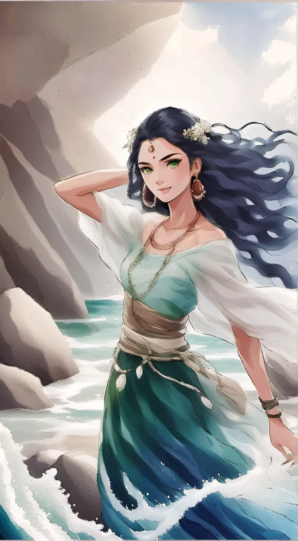 ai character: Kallista Nerides background