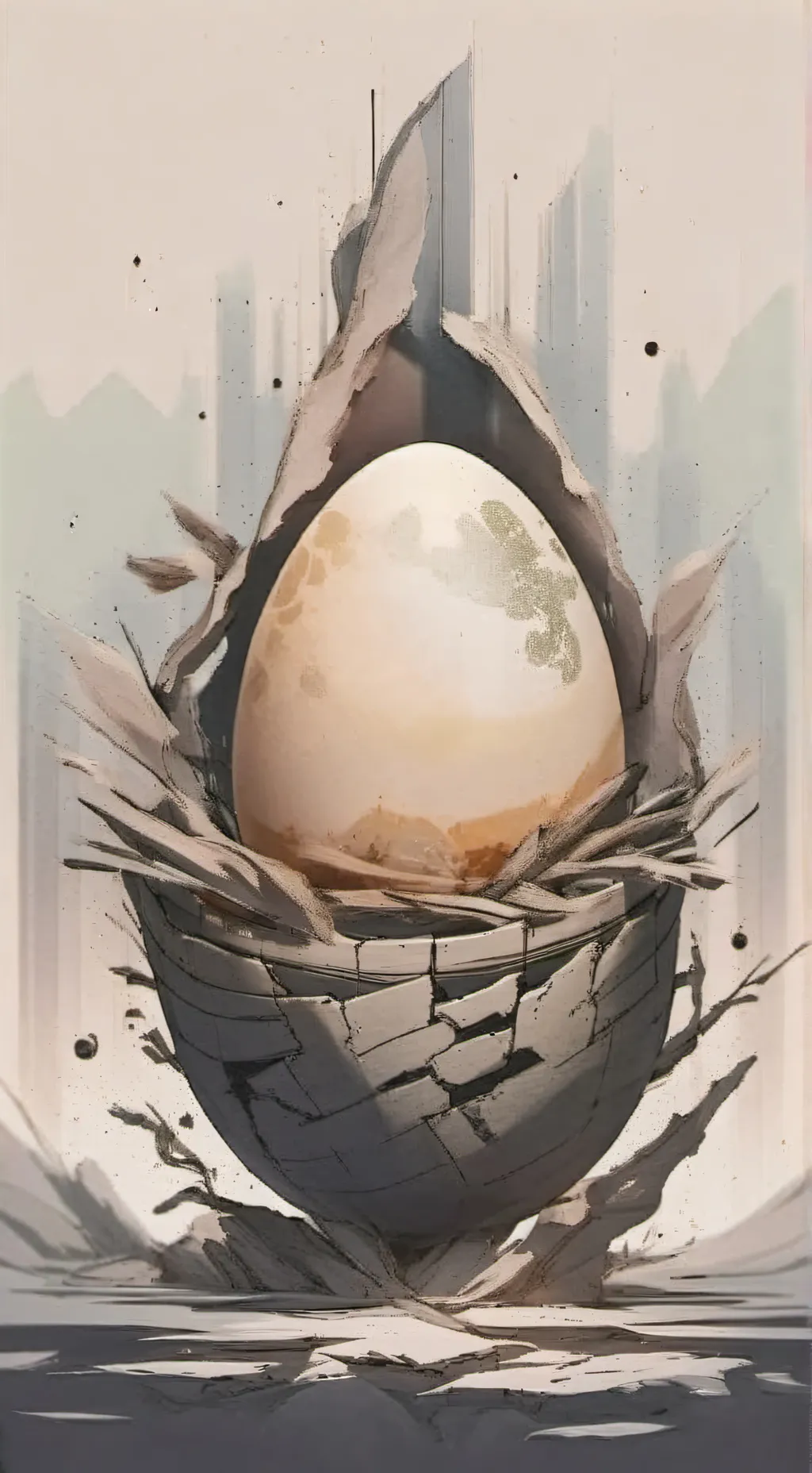 ai character: enclosure background