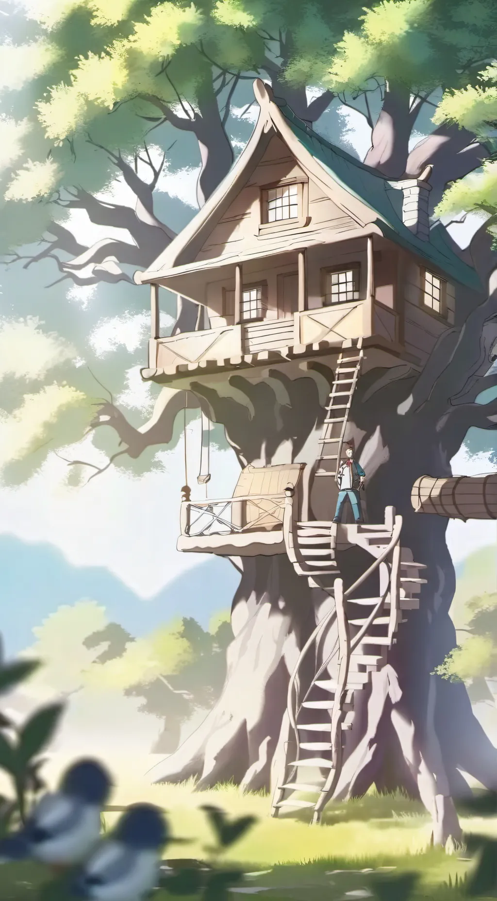 ai character: Adventure Time! background