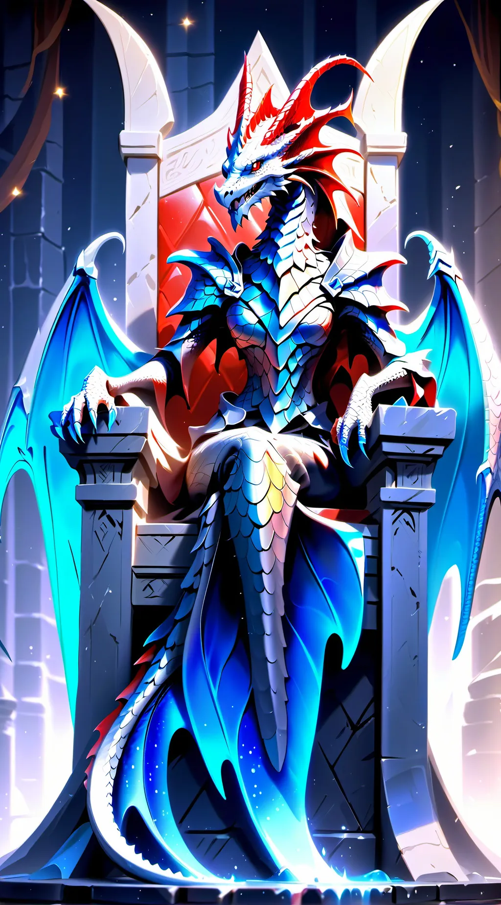 ai character: Queen Ruby background