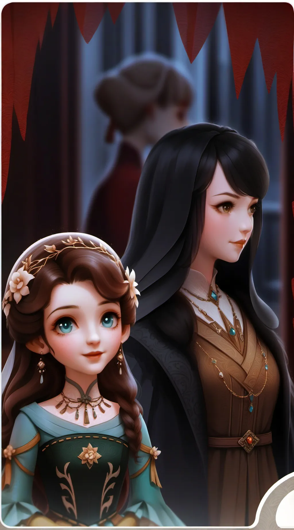 ai character: charra and max background