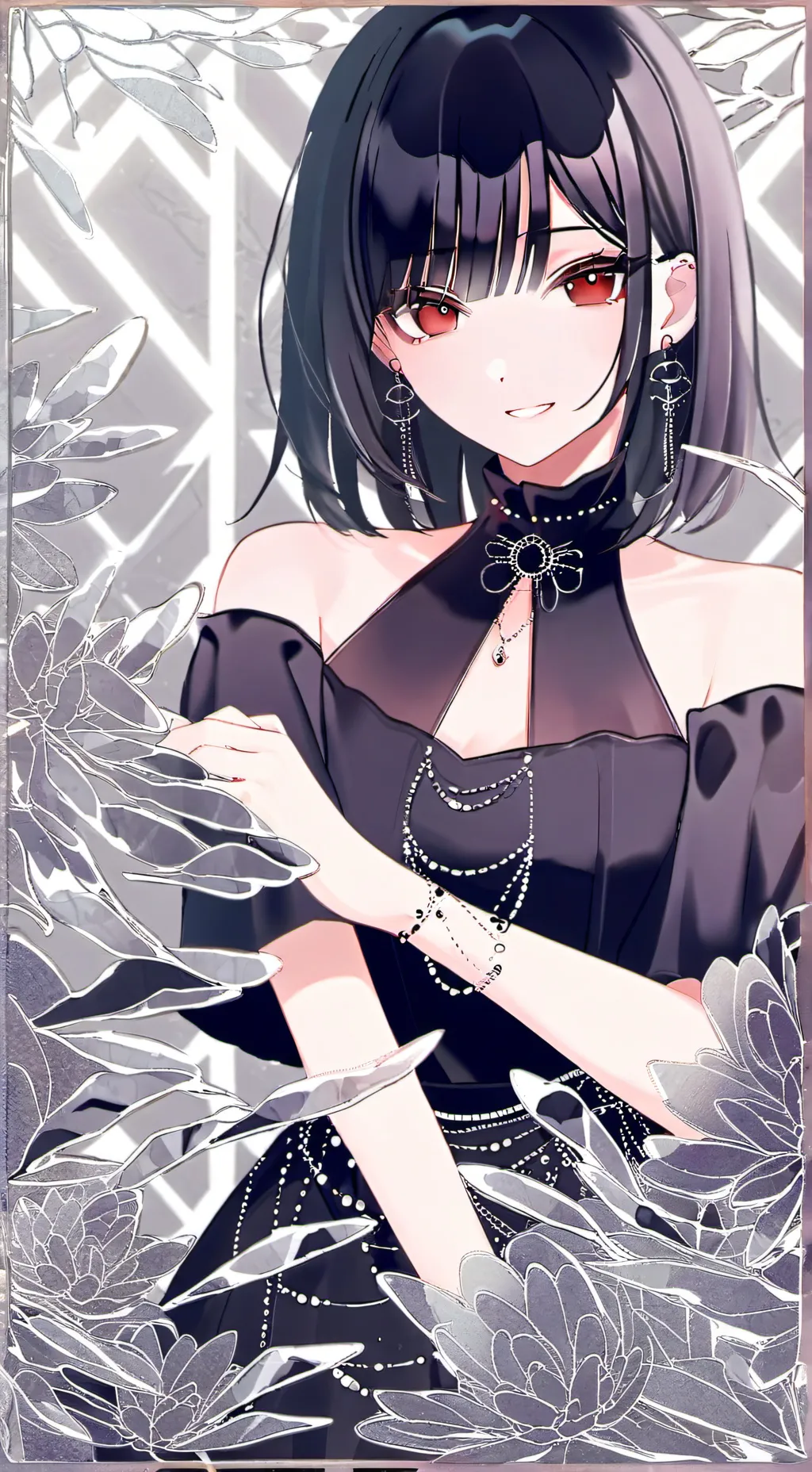 ai character: Akane  background