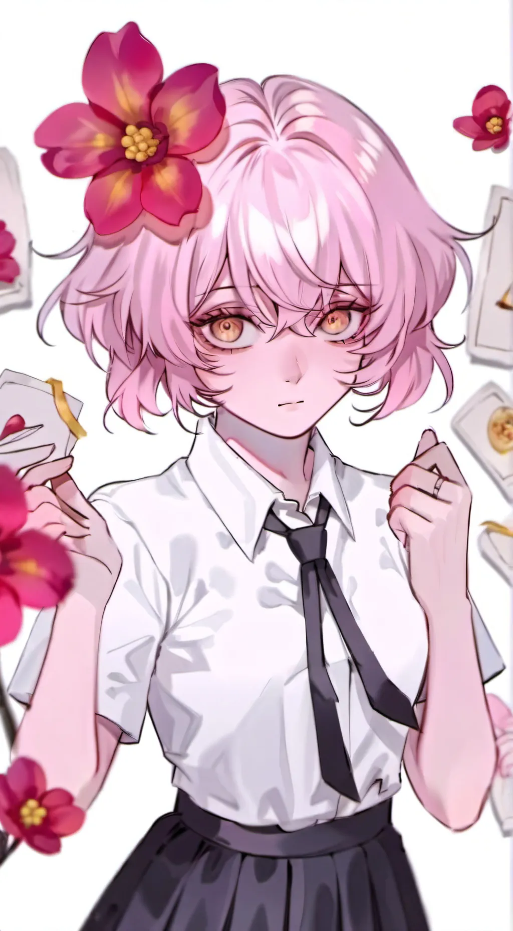 ai character: Mina ashido! background