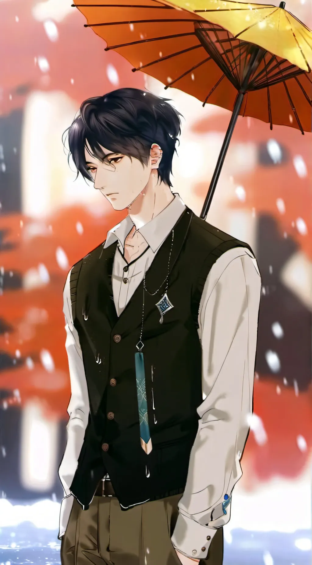 ai character: Lucius  background