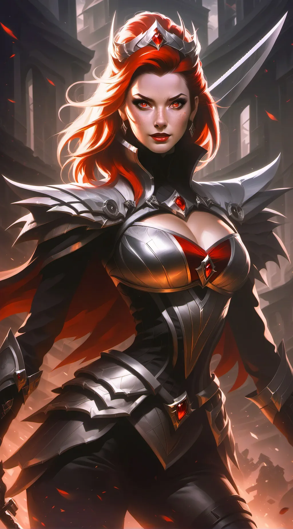 ai character: MHA villain girl?  background