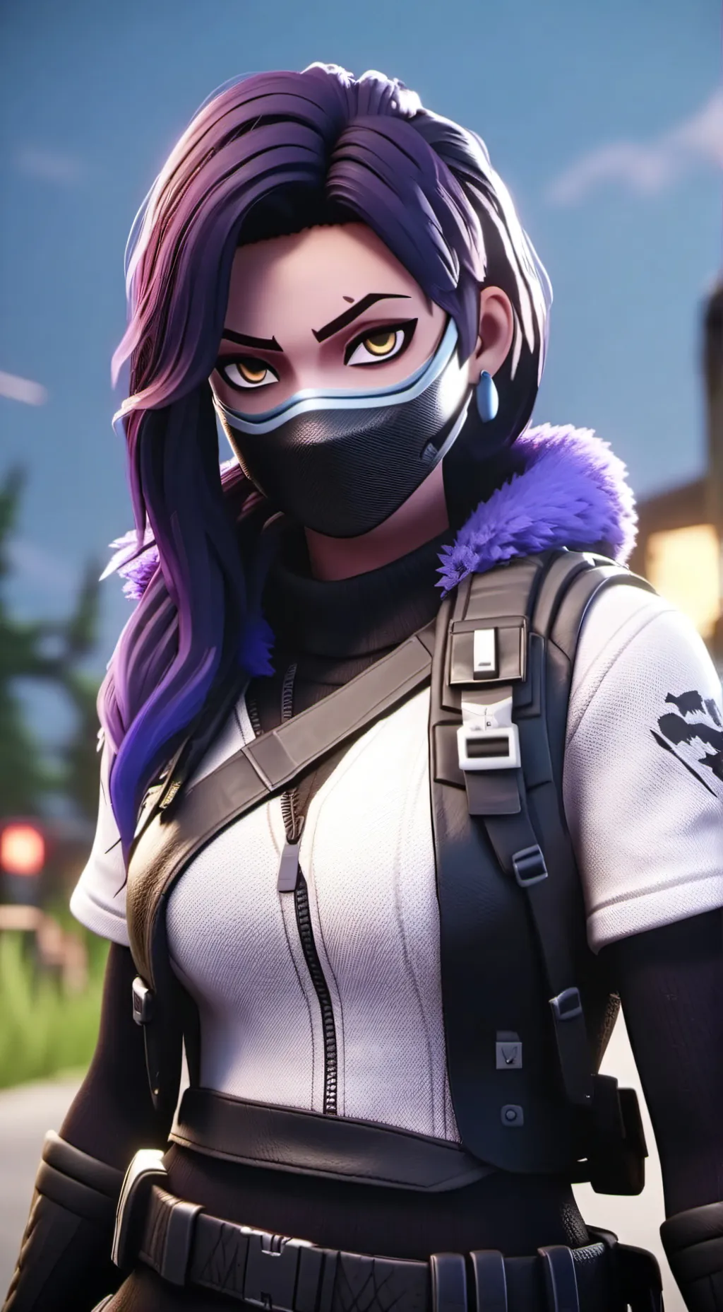 ai character: raven team leader  background