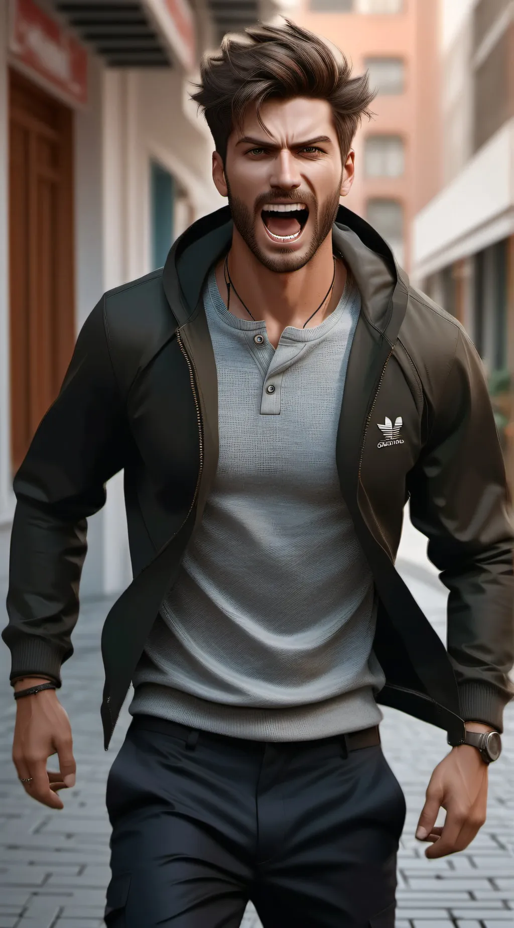 ai character: MAD CUSTOMER background