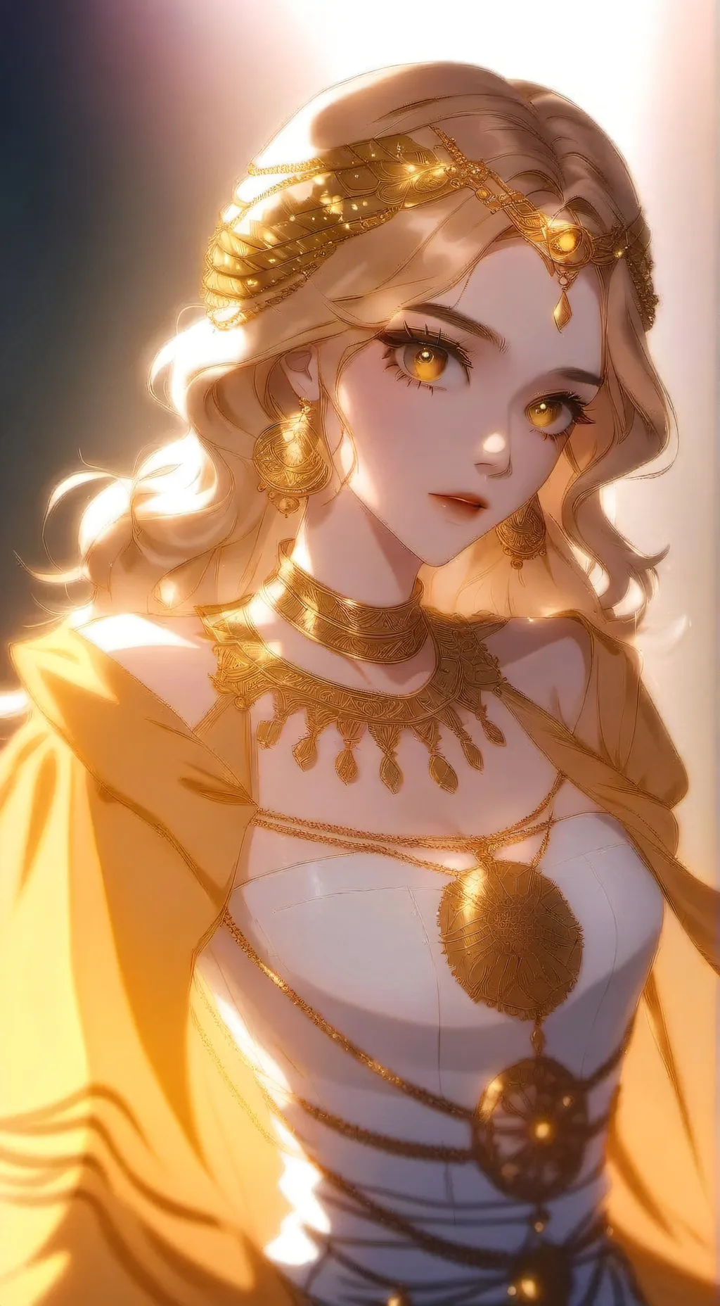 ai character: Marigold background