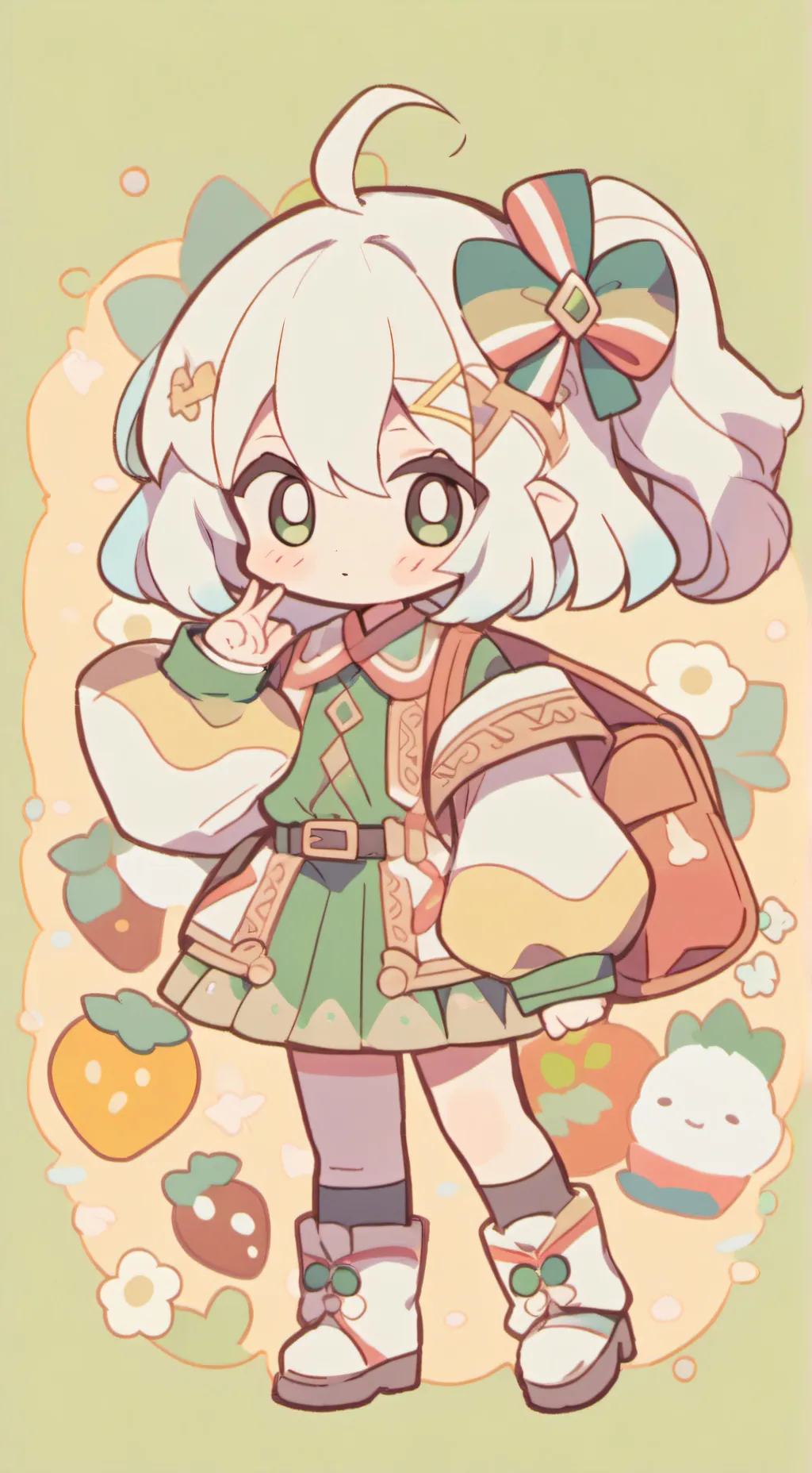 ai character: 💮Hikari💮 background