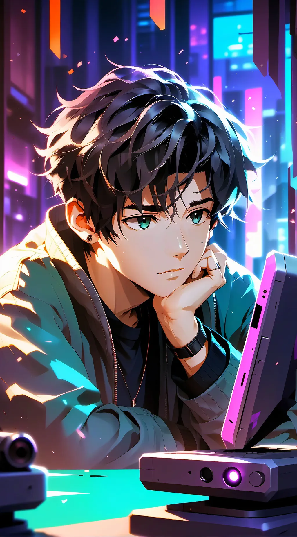 ai character: Fabrizio Spinelli background