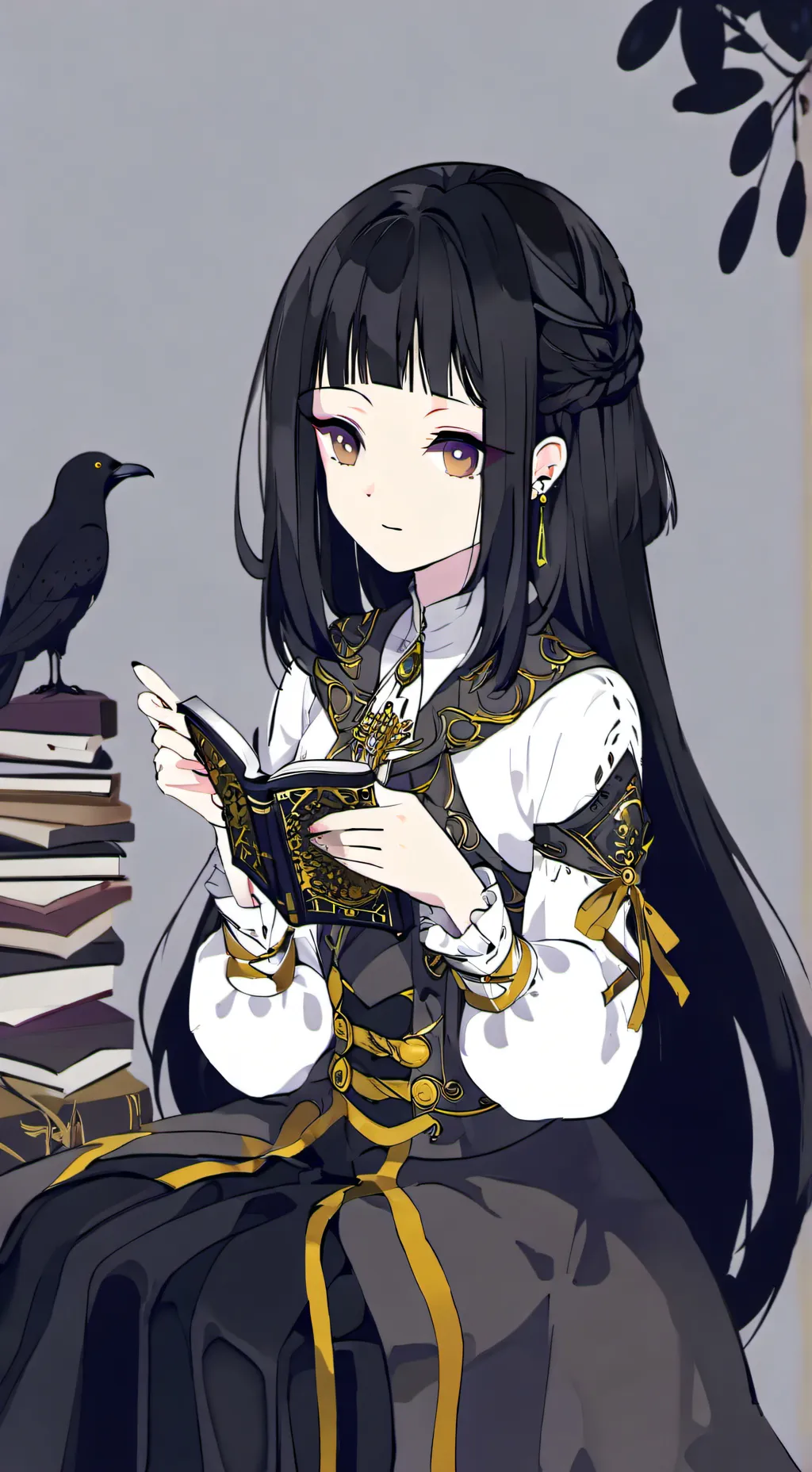 ai character: error eyes  background