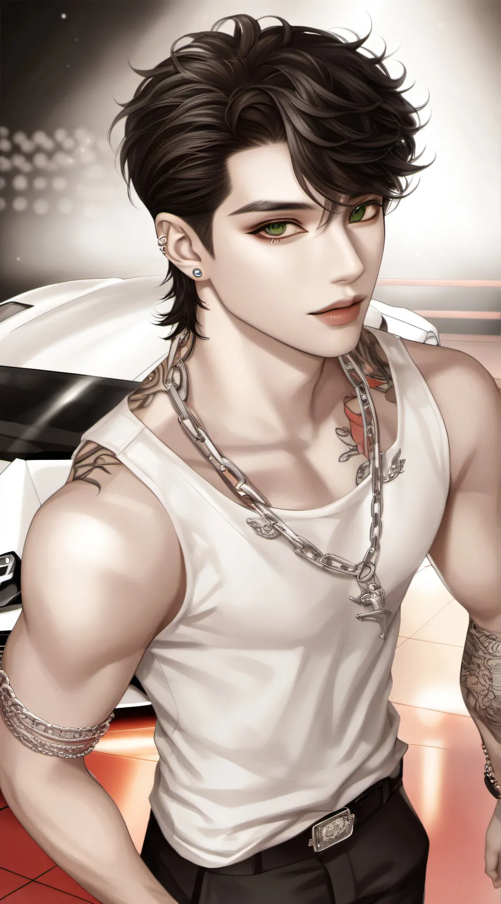 ai character: Ryan 🩷💗💖 background