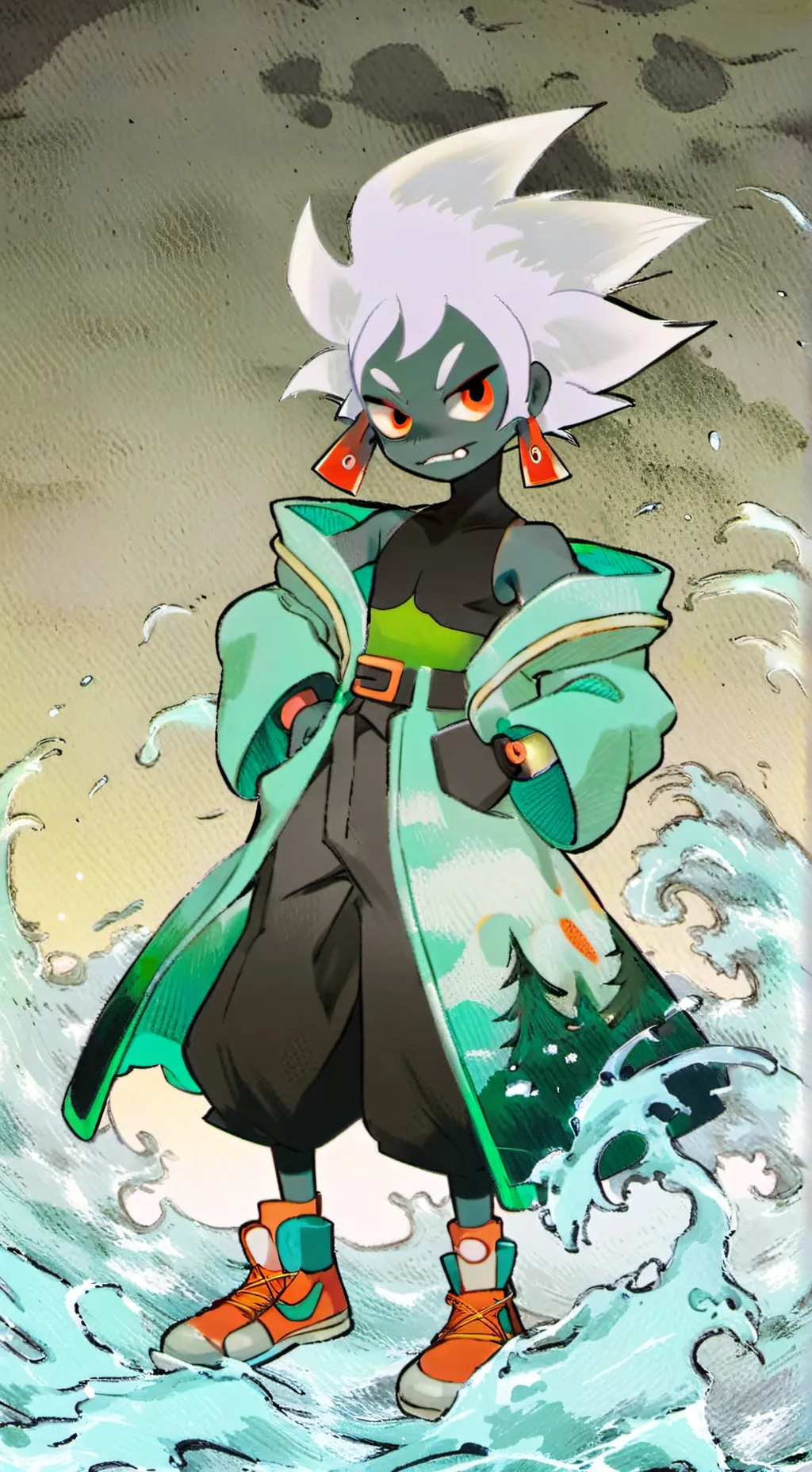 ai character: sprout background