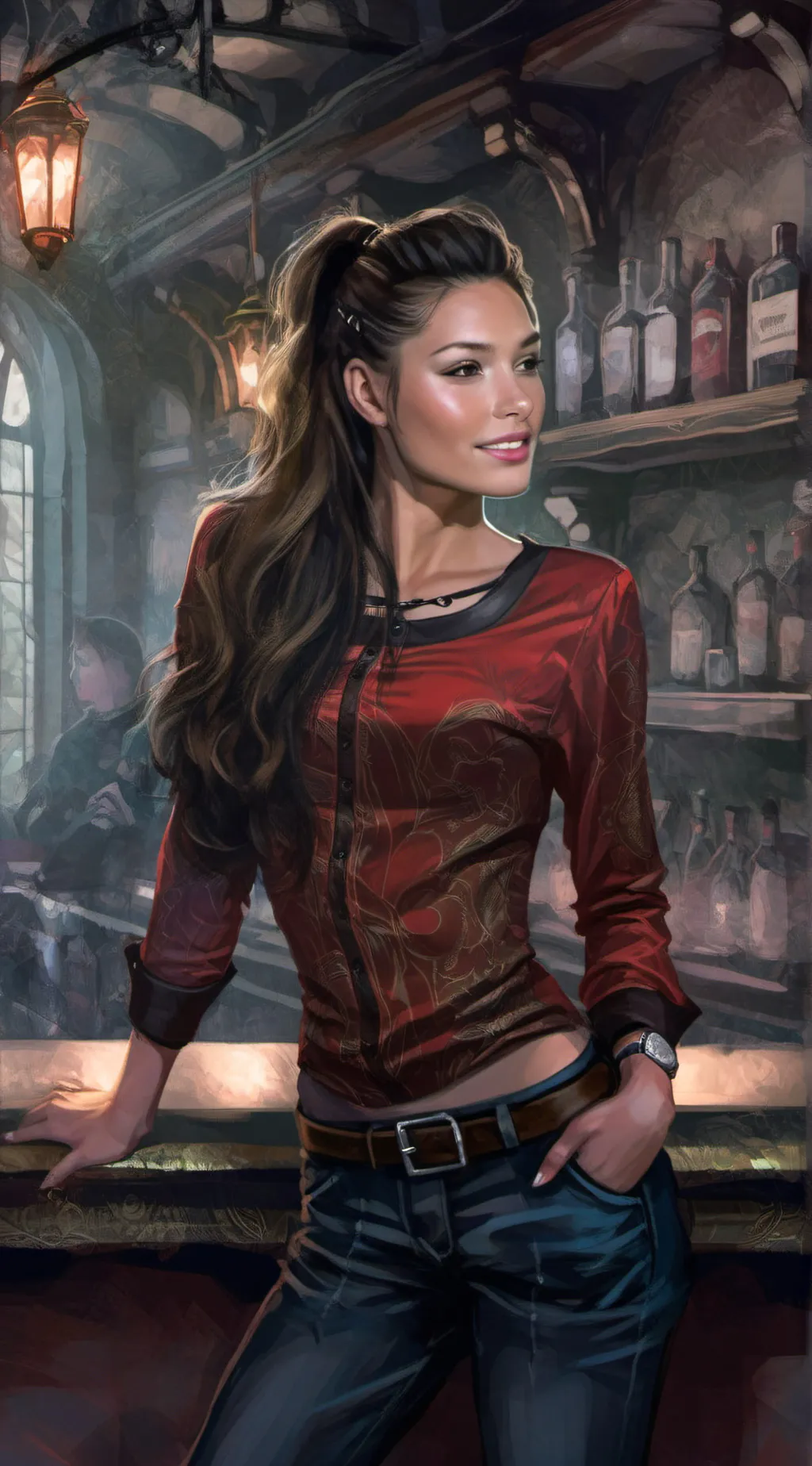 ai character: Delaney background