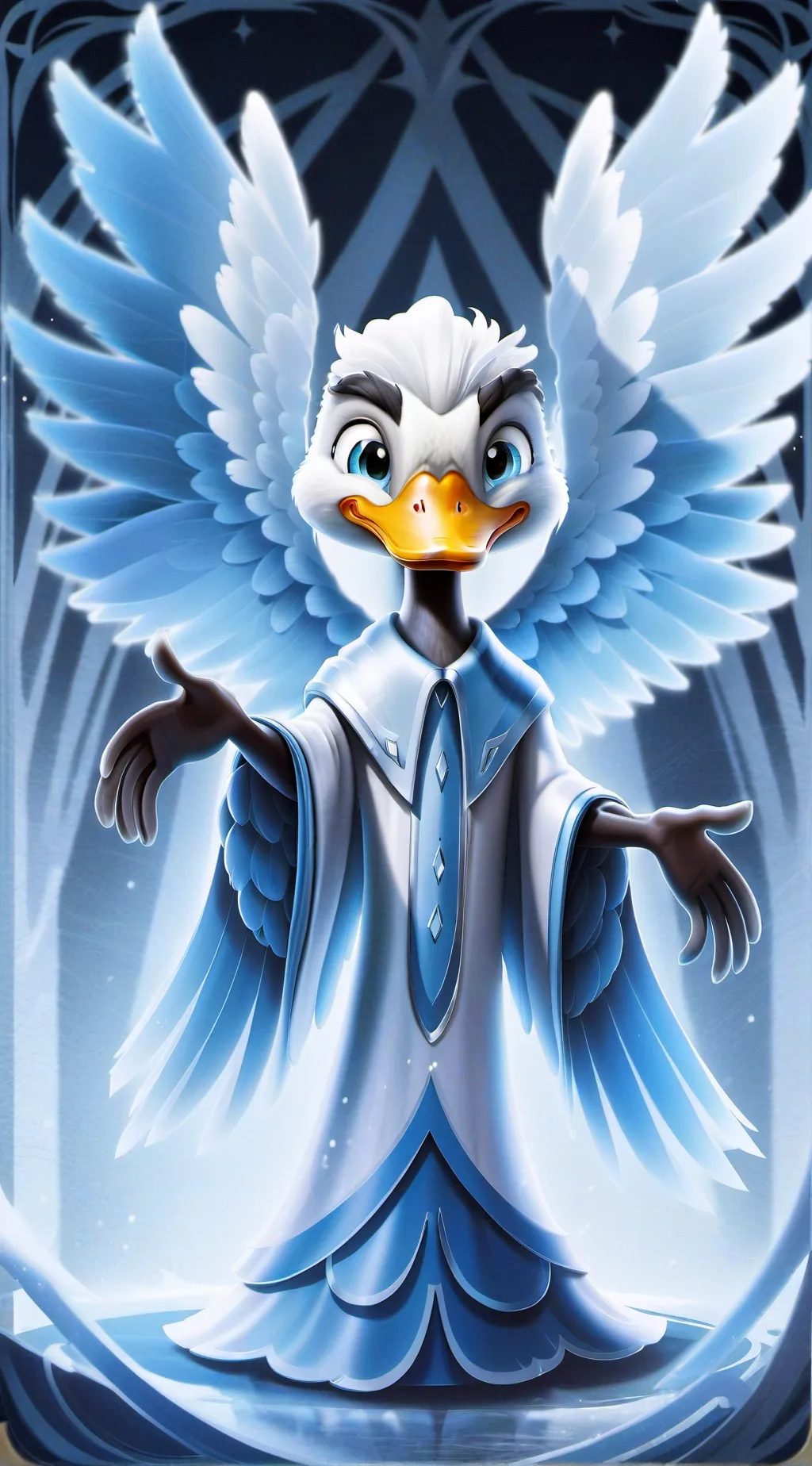 ai character: el pepe angel 🗿🍷 background