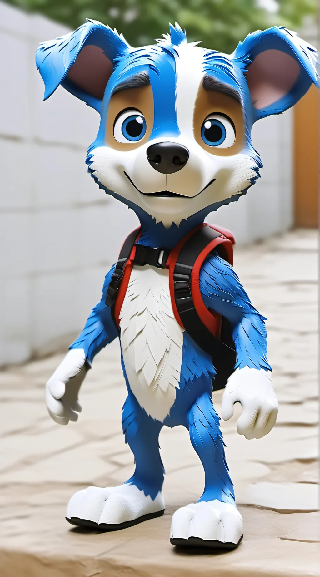 ai character: bluey dupeeeeee background