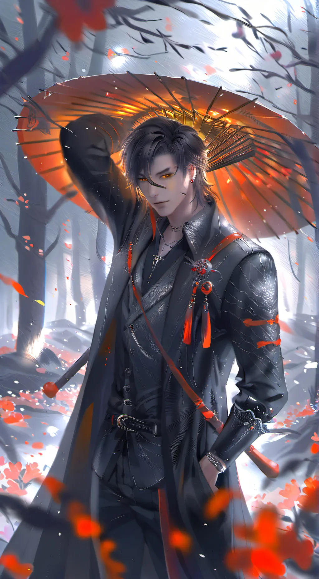 ai character: caleb background