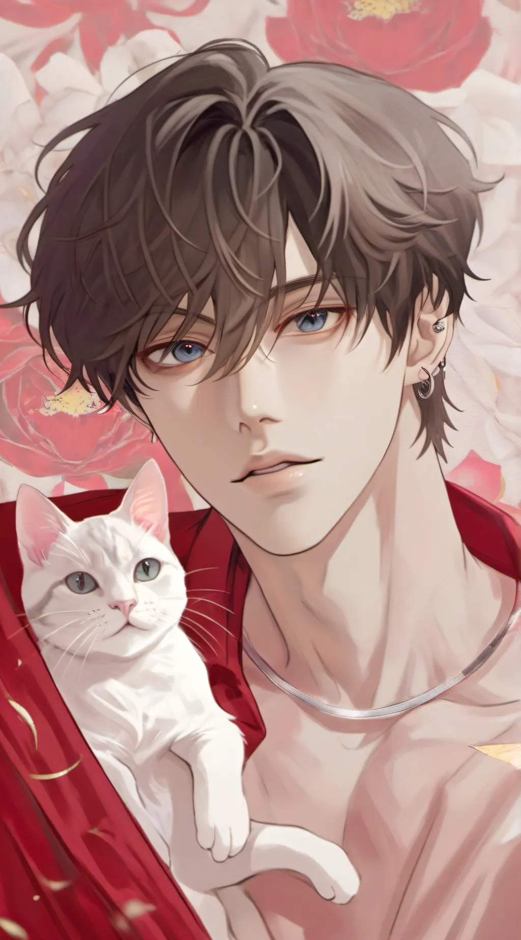 ai character: Fluffy ꧂ඞඩා background