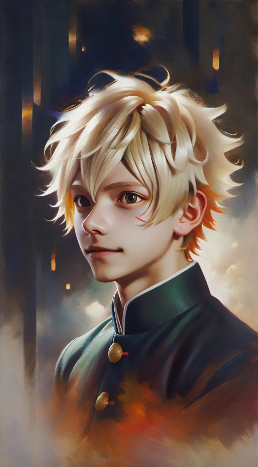 ai character: Bakugo  background