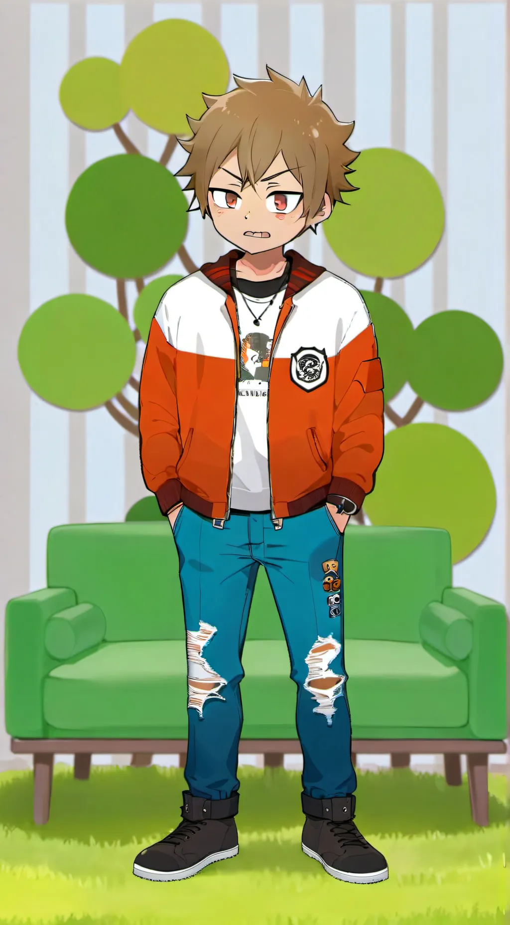 ai character: Oli background