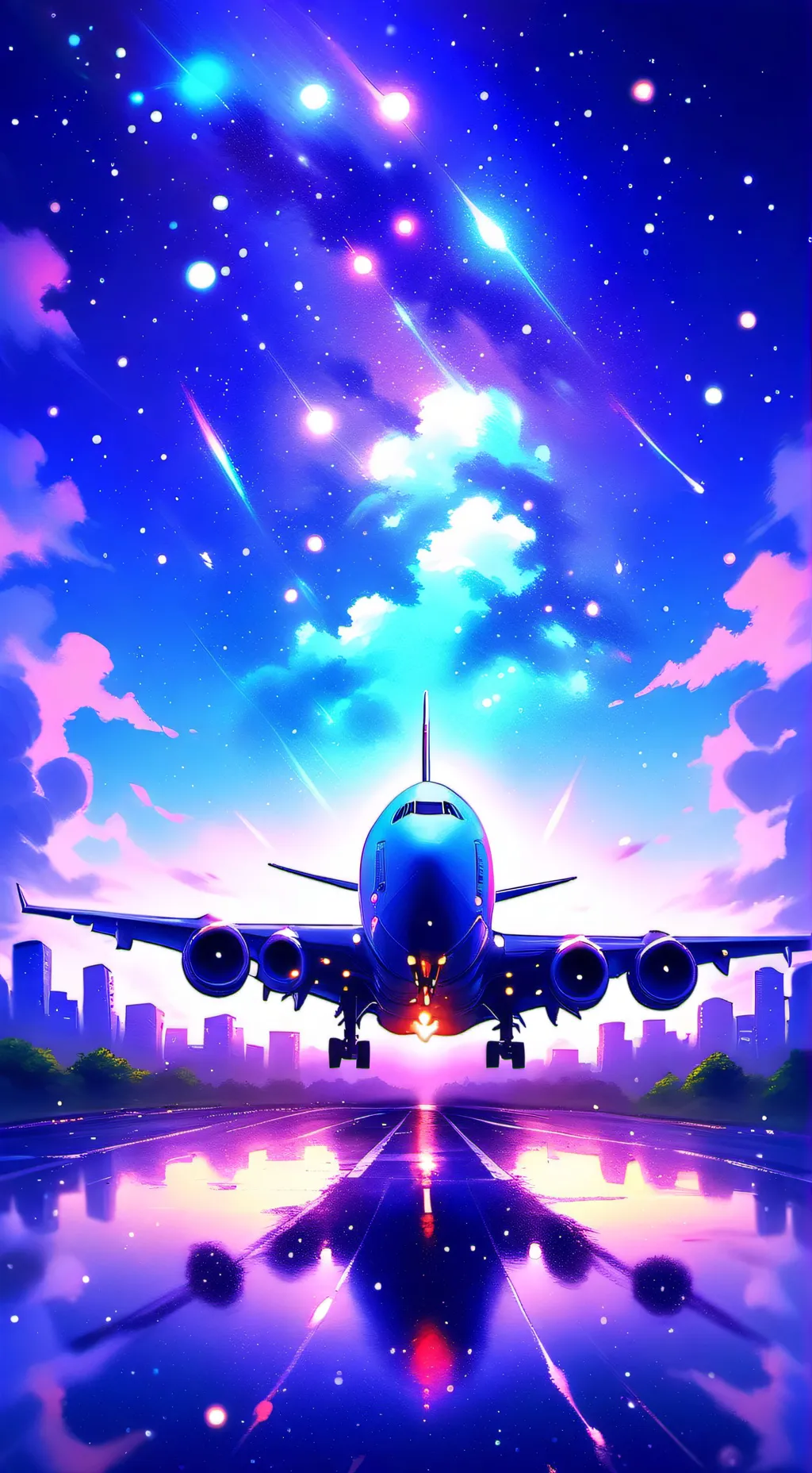 ai character: MHA PLANE background