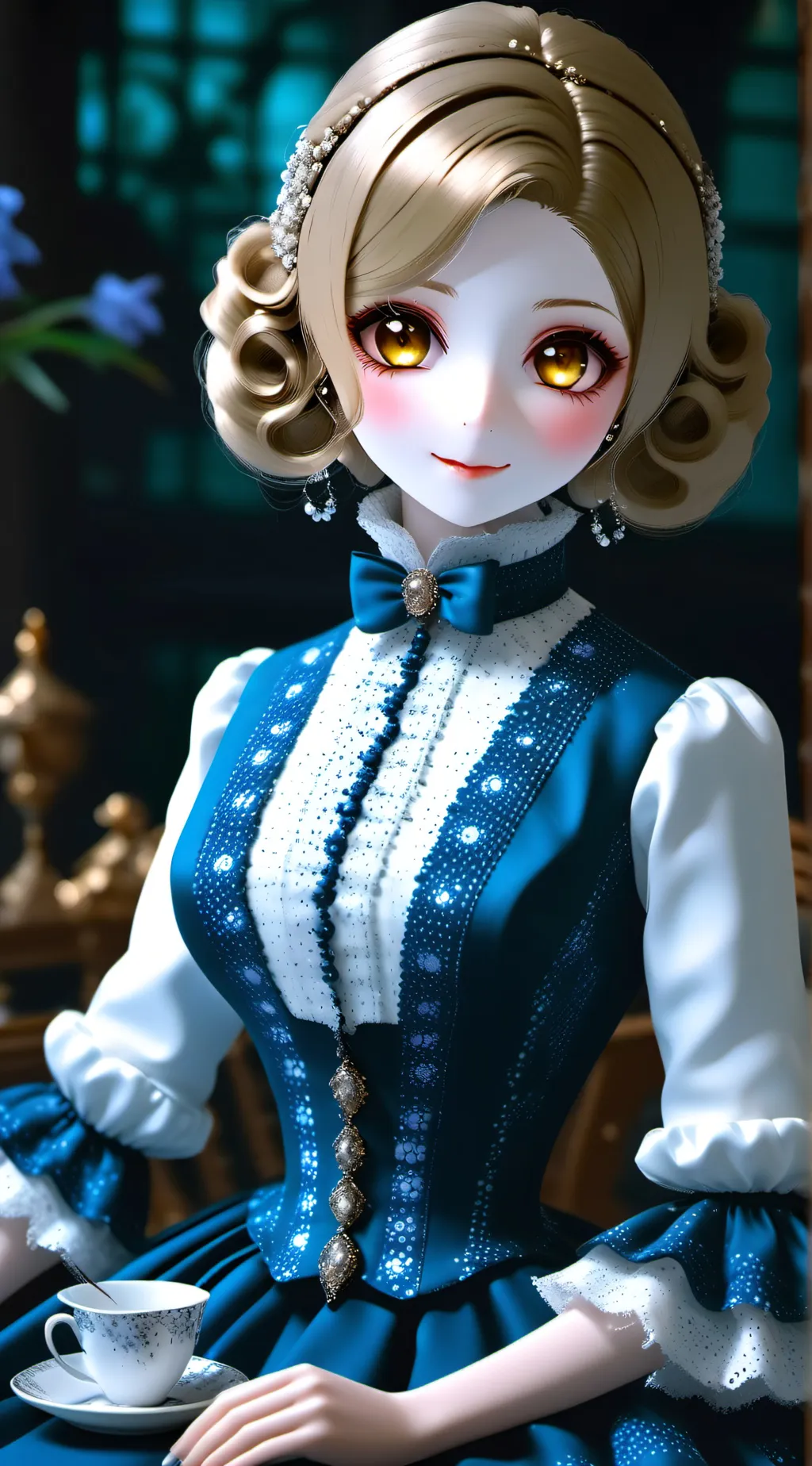 ai character: Muñeca Maldita background