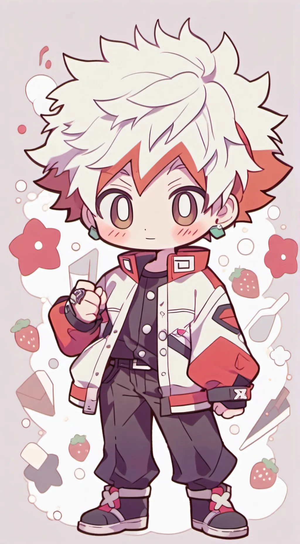 ai character: Mha bakugo sick? background