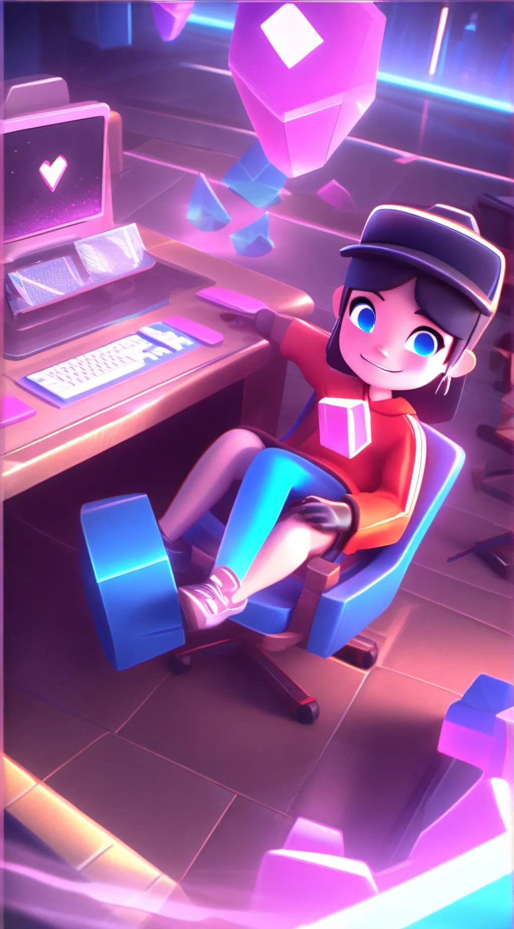 ai character: сотрудник background