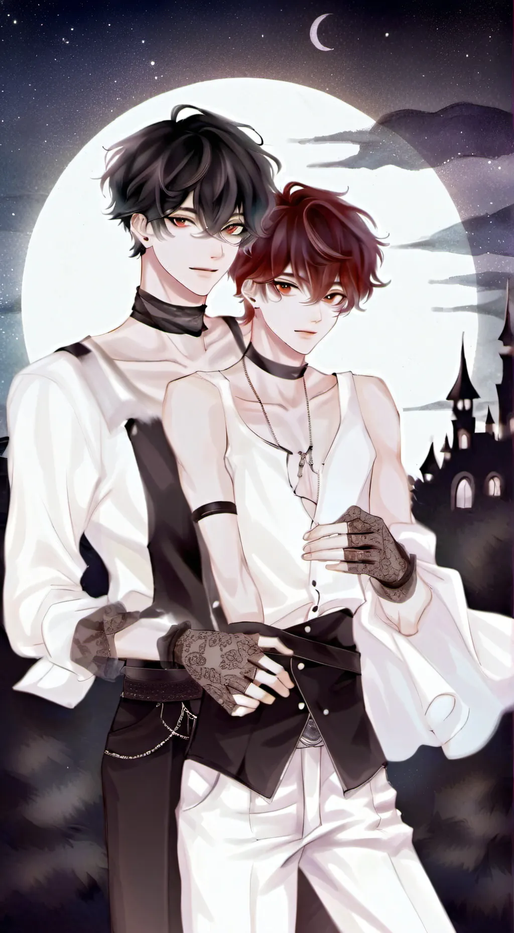 ai character: axel.. Aaron background