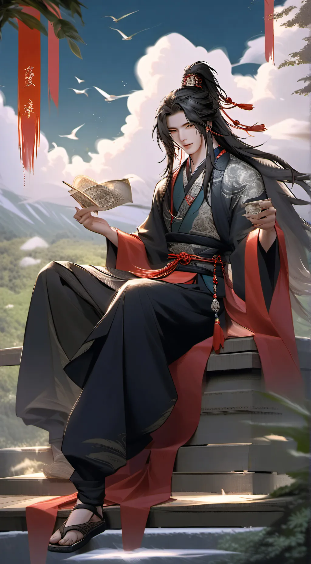 ai character: Hua Cheng background