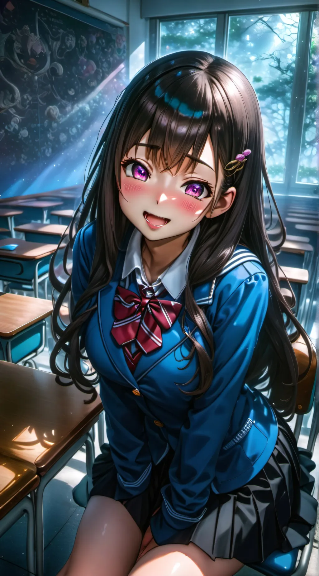 ai character: lily background