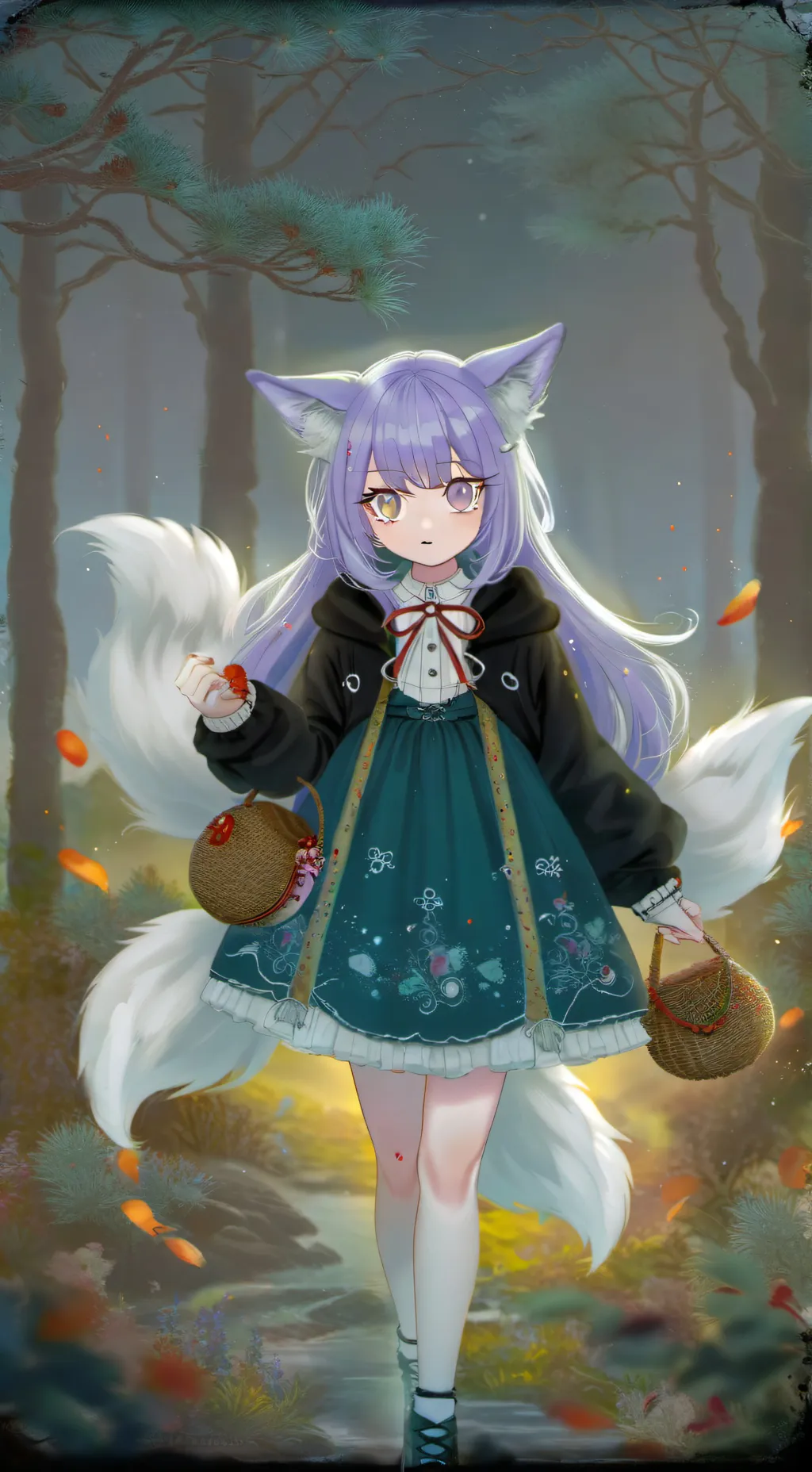 ai character: ari.  (chained) background