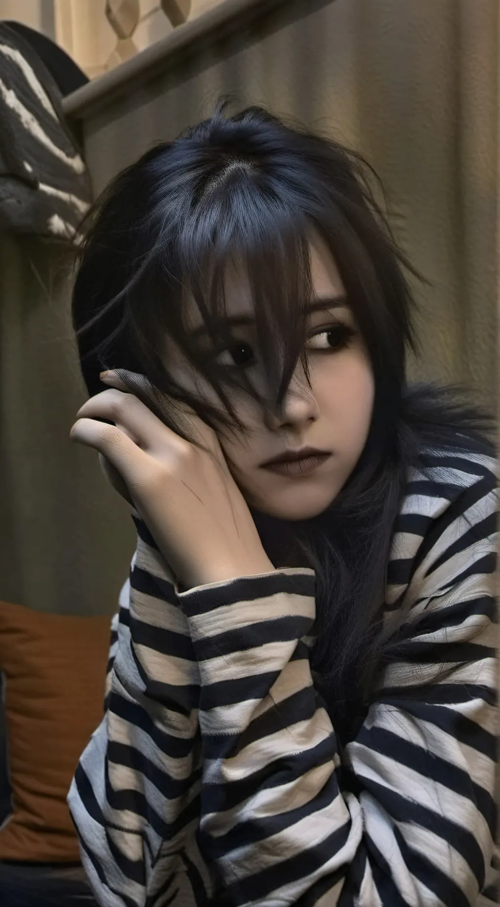 ai character: Tiffany Black background