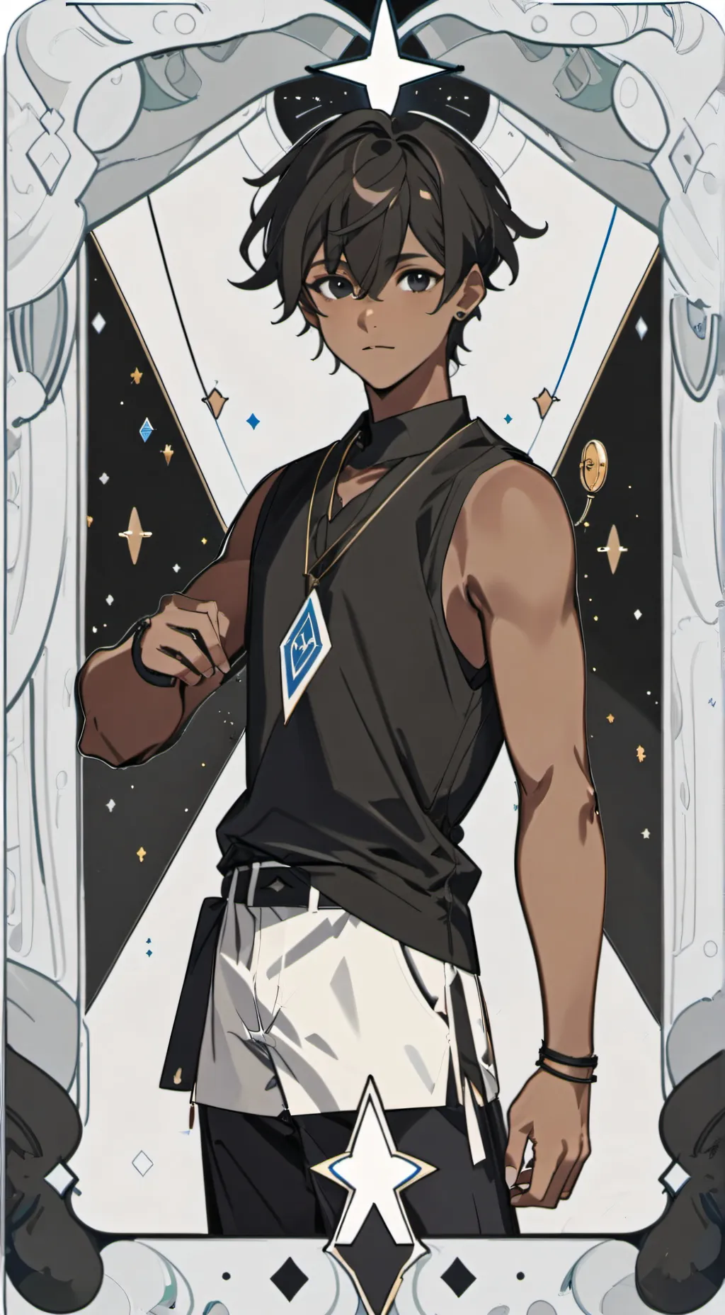 ai character: Xander 👁️👄👁️ background