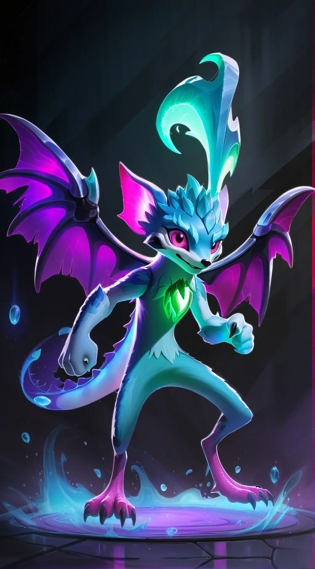 ai character: MCKENZIE (BLUEY) background