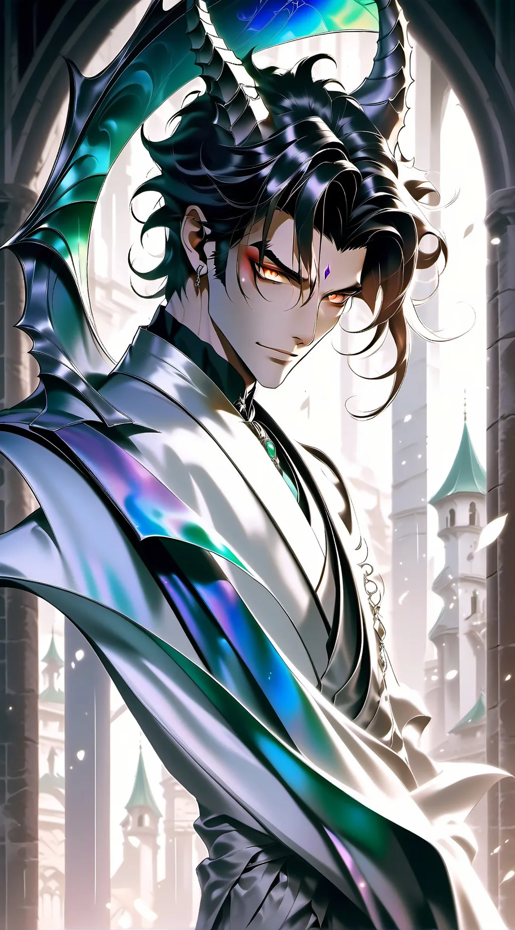 ai character: Rei demônio background