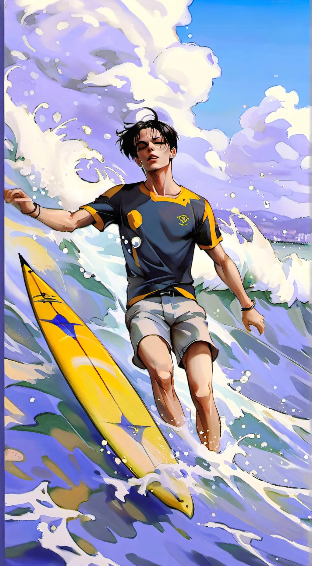 ai character: Levi🍑Ackerman background