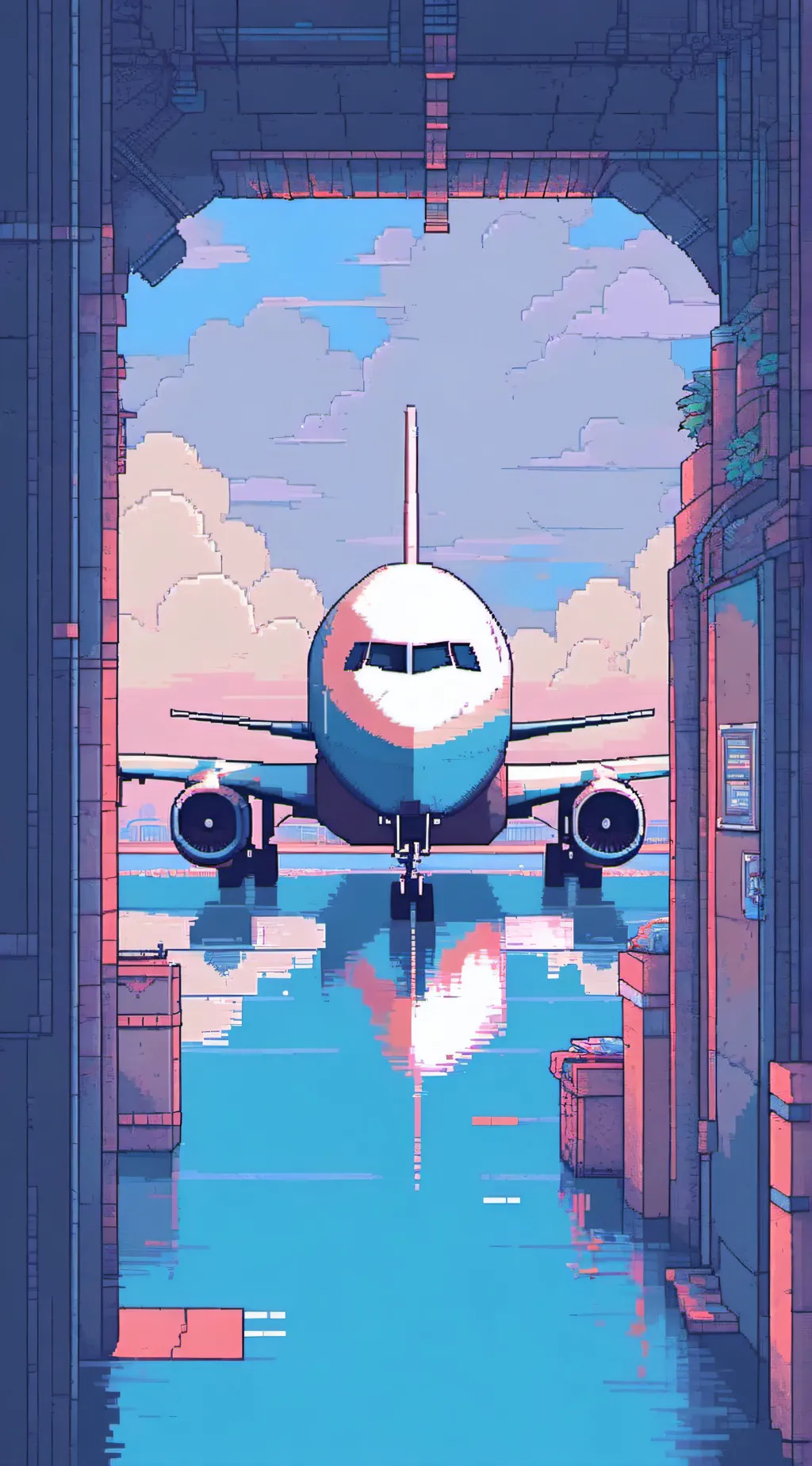 ai character: It a airplane￼ background