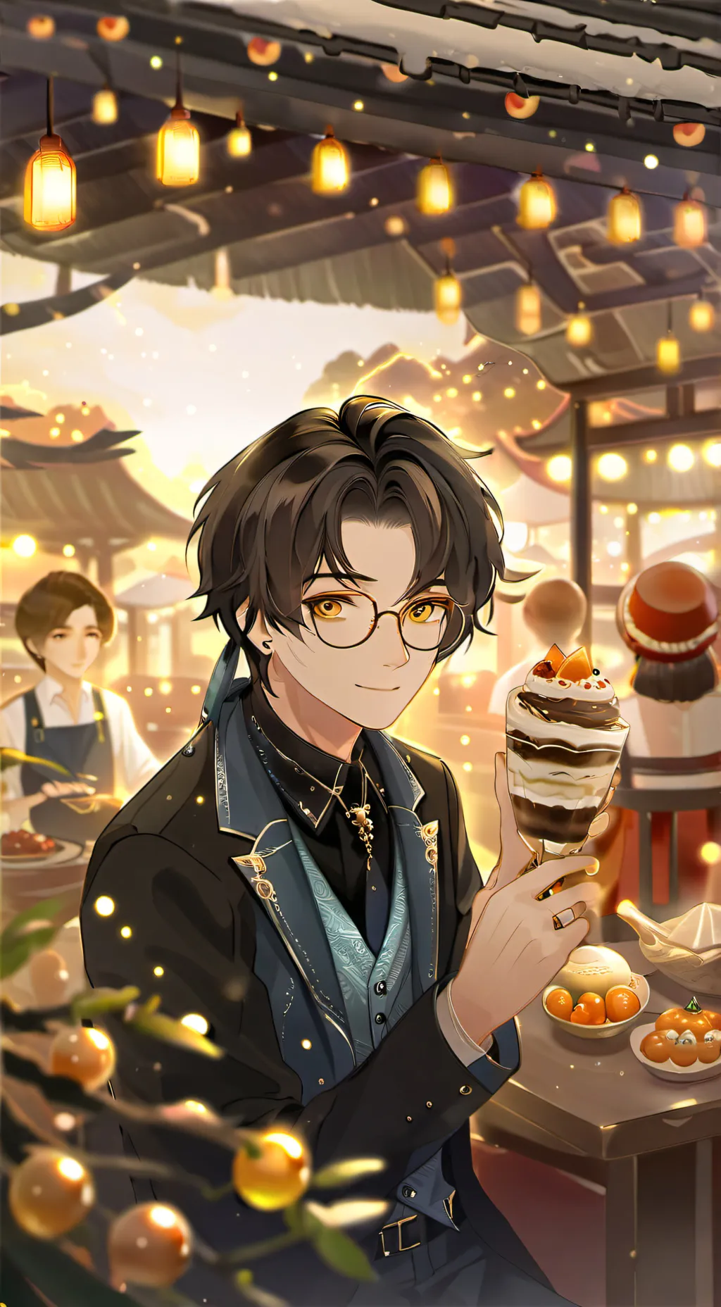 ai character: Dylan  background