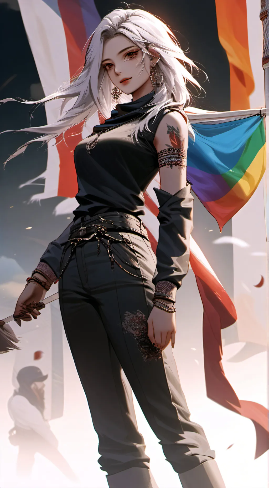 ai character: LGBTP+ test ￼ background