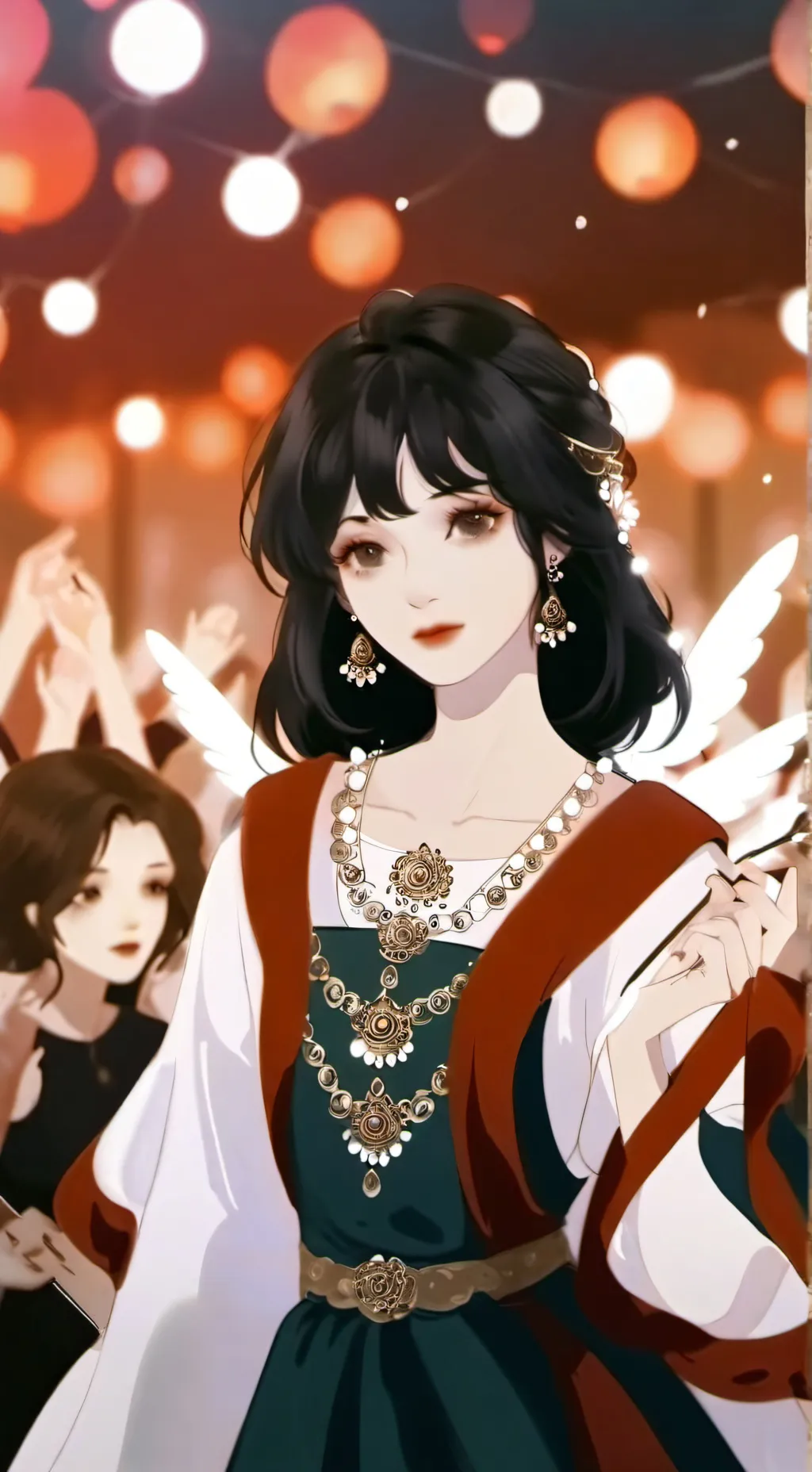 ai character: anny  background